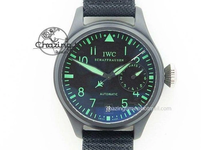 MIROTIME 0419 MARK XVIII Le Petit Prince IW327004 SS FKF 1:1 Best Edition Blue Dial On Brown Leather Strap Trendsetting 7117